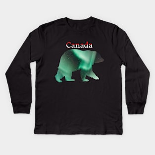 Canadian Bear Kids Long Sleeve T-Shirt